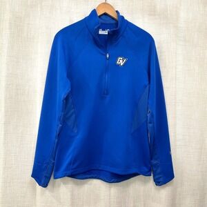 Under Armour Womens L GVSU 1/4 zip pullover UA Semifitted Cold Gear Grand Valley